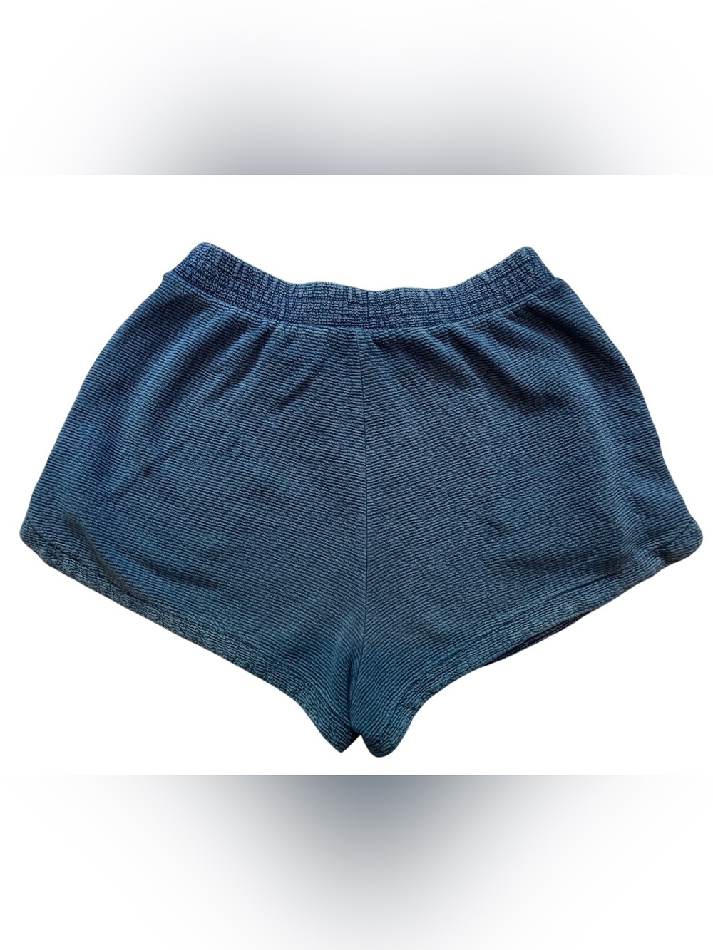 Gap Indigo Ribbed Lounge Shorts - Small - Picture 4 of 5